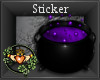 Witch Cauldron StickerPP