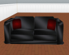black n Red Couch