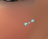 Cheek Stud [L]  blue
