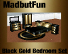 Black Gold Bedroom Set