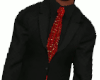 Red Sparkle Tie Suit