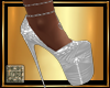 [L] SILVER Bling Heels