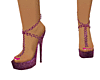 Purple High Heel Sandals