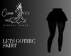 Lets Gothic Skirt