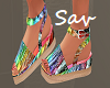 Hippie Tye Dyed Sandals