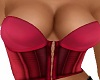 TOP corset pink/red