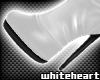 wh|White Latex Heels