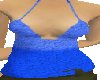 Two Tone blue halter top