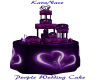 Purple Wedding Cake 