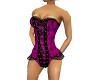 Corset Magenta Lace