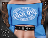 lDl Sold Out Blue Top