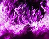 purple flaming  harley