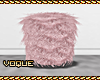 [V] Blush Fur Stool