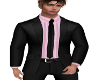 Leroy Black & Pink Suit