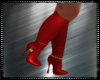 Red Leather Boots