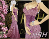 HRH Metallic Purple Gown