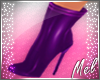 M~ Purple PVC Boots 
