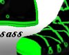 green/black sneaks