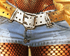 Vintage denim skirt