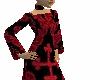 red goth dress