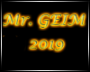 Mr GEIM 2019 sash