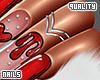 q. RED Pop Love Nails XL