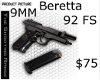 9MM Beretta 92FS
