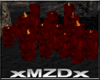 xMZDx Floor Red Candles