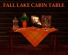 Fall Lake Cabin Table