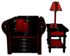 Black&Red Coffee Chair