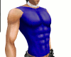 *M Blue Muscled Tank