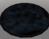 Dark Blue Fur Rug