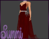 Red Diamond Evening Gown