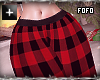 (F) plaid cozy pjs