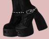 E* Glam Black Boots