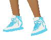 Sneakers teal white