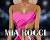 Pink Satin Dress