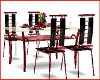 BLACKN RED TABLE