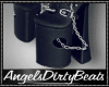 Leather chain/cross boot