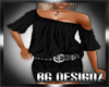 [BGD]Belted Black Dress