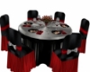 Dinner Table 4-6 Blk&Red