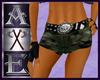 X Camo Girl Shorts