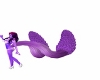 Violet furry tail