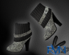 [RVN] Gray & Black Boots