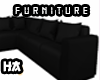 Black Sofa 9 L
