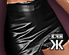 Blk leather skort - RXL