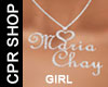 *CPR M&C Girl Necklace