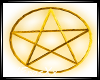 Pentagram Neon Gold