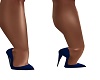 blue platforms heels