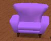violet stuffed chair